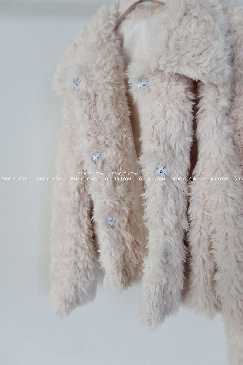 Shoko soft collar fur jacket