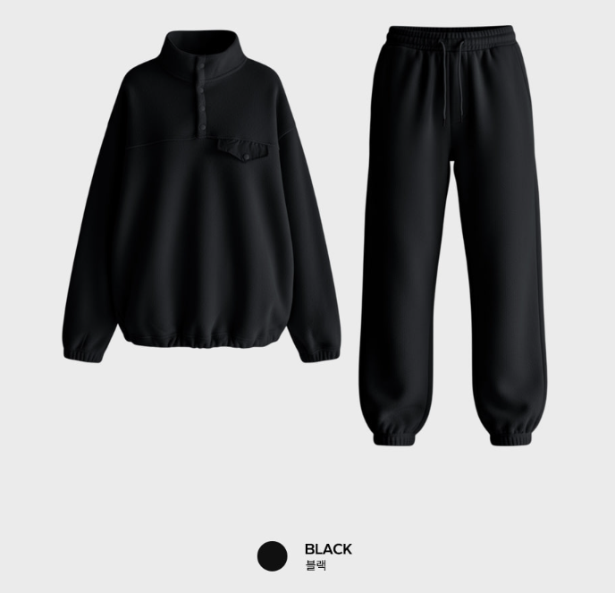 【Setup】 Kuiper Daily Brushed Fleece Button Setup