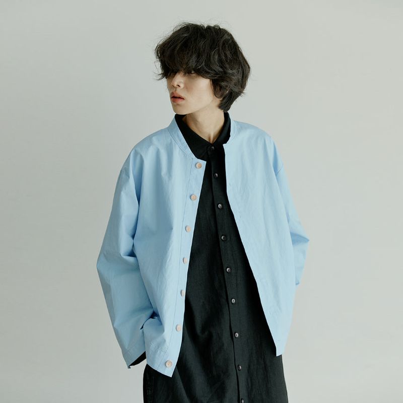 unisex stadium jacket sky blue