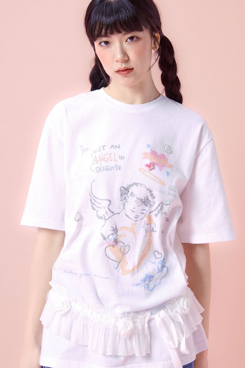 Angel Ring T-shirt [Ivory]