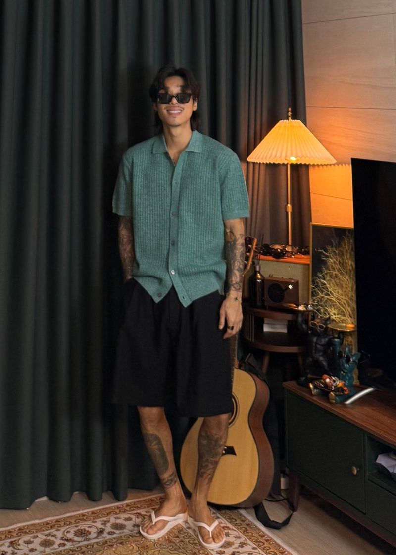 Cool Linen Bermuda Wide Shorts 4COLOR
