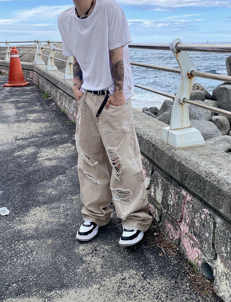 No.0248 BMT washing beige wide PT