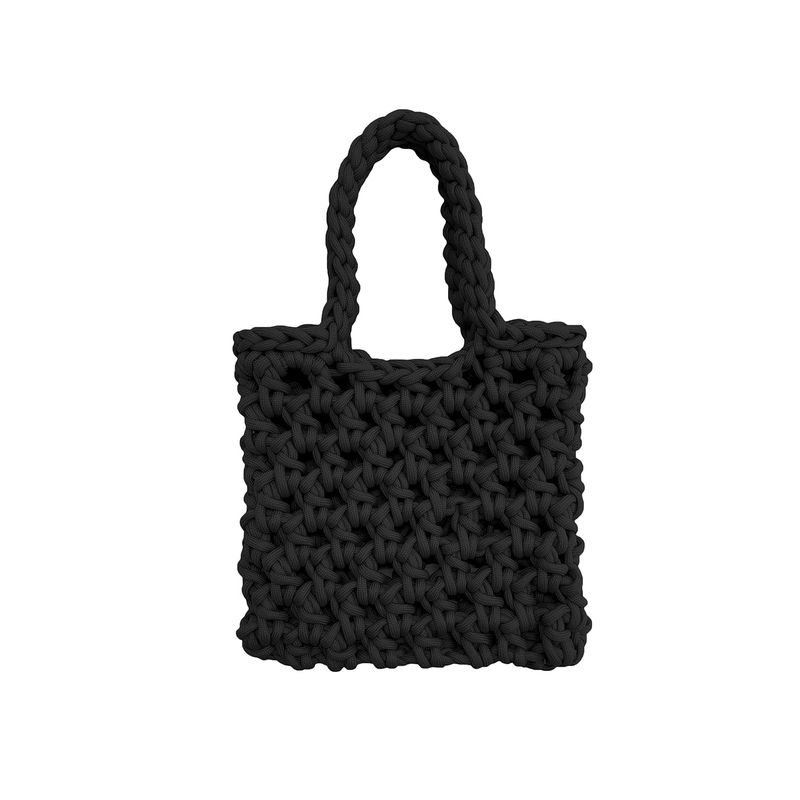 empty room(エンプティールーム)の「fruit net bag mini (black)(Bags)」