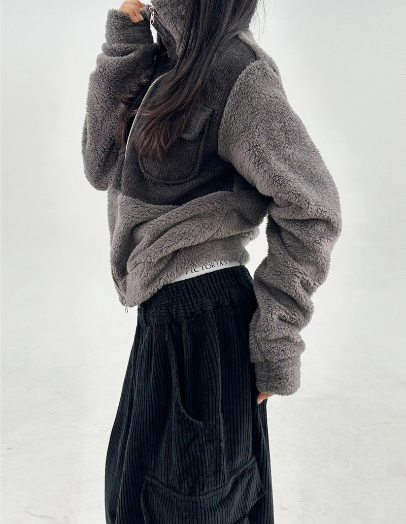 (TEDDY BOA FUR♥/2-WAY♥) - 2 COLORS