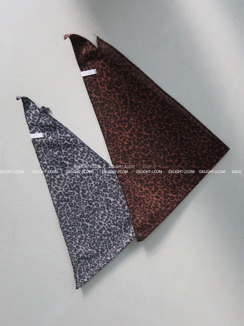 woolen leopard leopard tube top scarf
