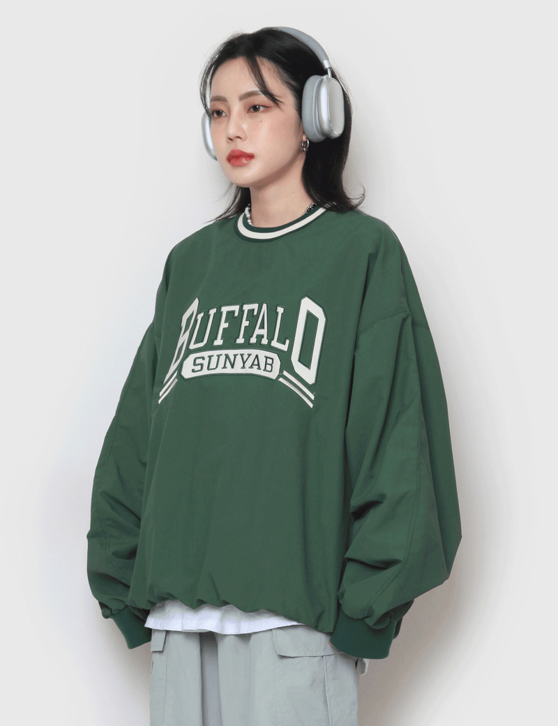 nutellike(ヌテールライク)の「Buffalo Warm-up Sweatshirt(Tops)」