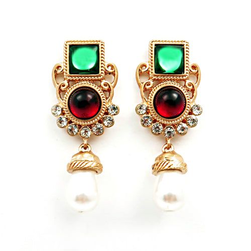 JAMIE&BELL(ジェイミーアンドベル)の「antique green wine earrings(Accessories)」