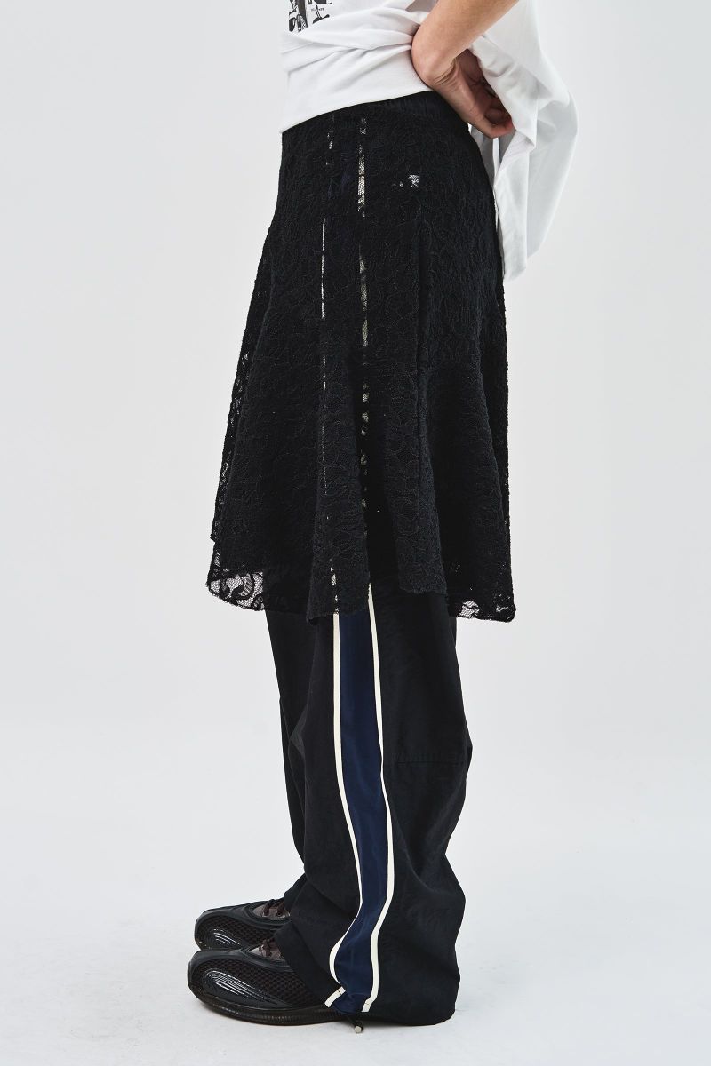 (W) Lace Layer Skirt (2color)