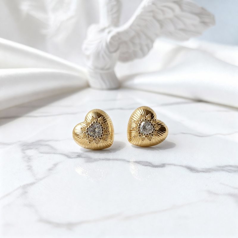 Supernova Heart Piercing - Gold Color
