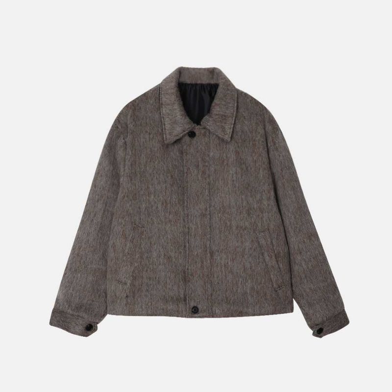 A Nock Mohair Wool Jacket (3color)