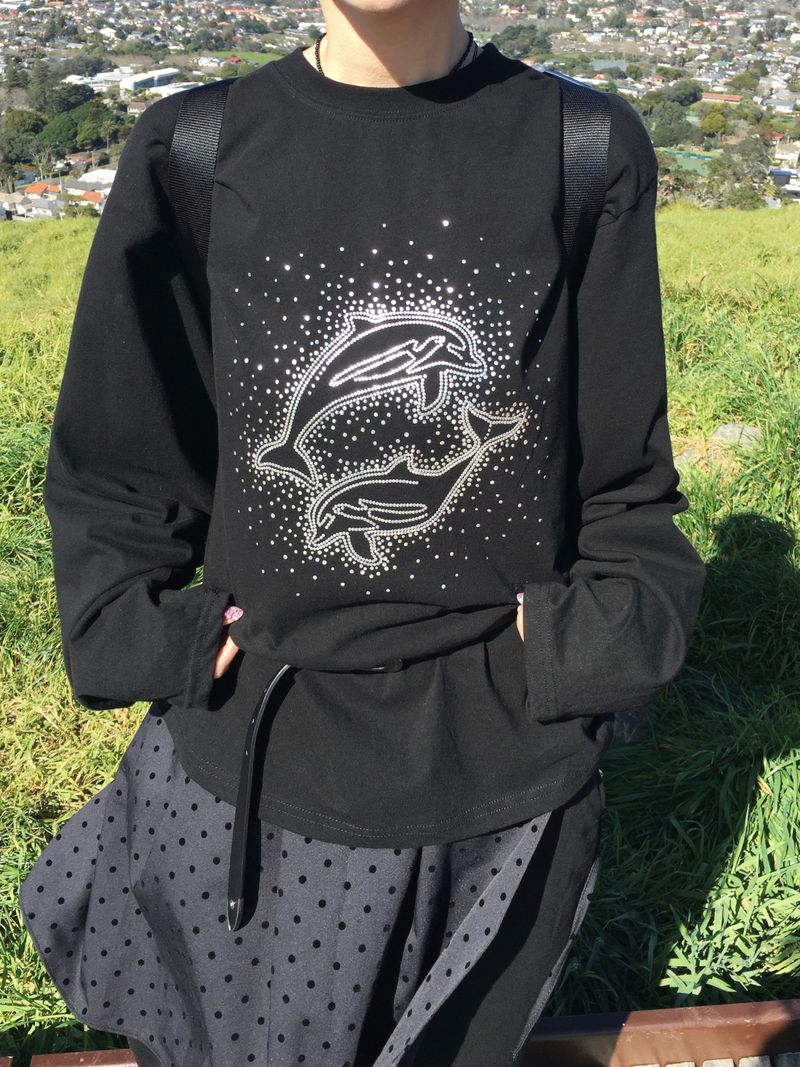 Hotfix Dolphin Loose Long Sleeve (2c)