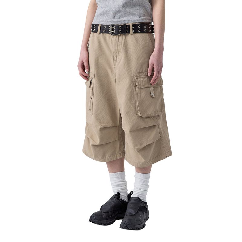 ODDSTUDIO（オッドスタジオ）の「Parachute Cotton Cargo Bermuda Pants - BEIGE（Pants）」