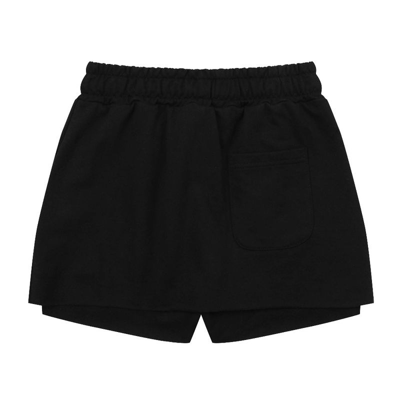 DAMAGE SWEAT PANT SKIRT (Black, Gray)