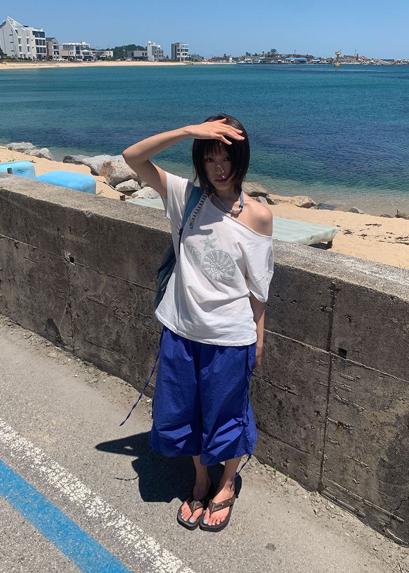 CARGO STRING BERMUDA PANTS (6color)