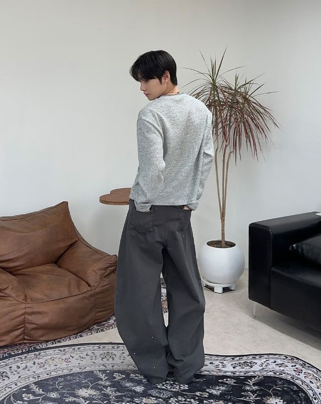 Ruben Stitch Knit Long Sleeve