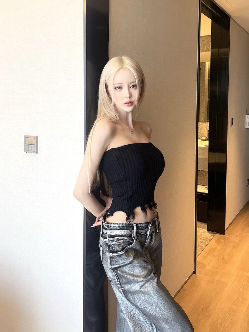 Seow(ソウ)の「1211. Damage knit top (3color)(Tops)」