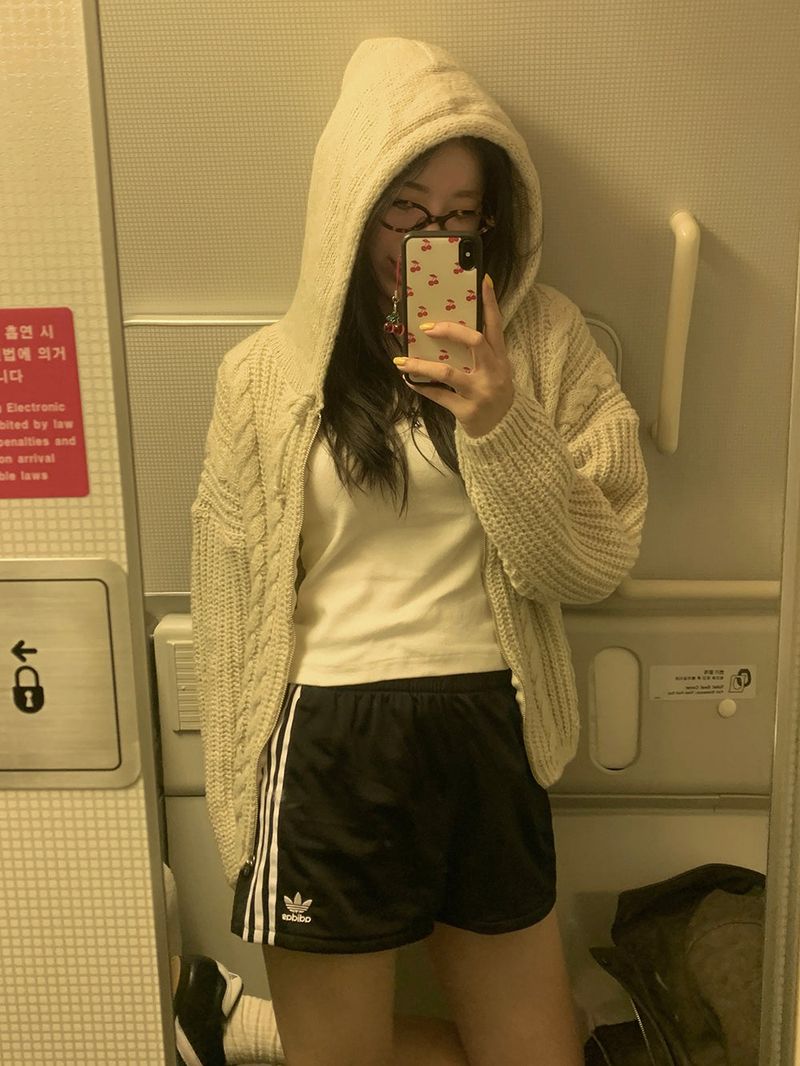 [MADE] Sorbet Twisted Knitted Hooded Cardigan