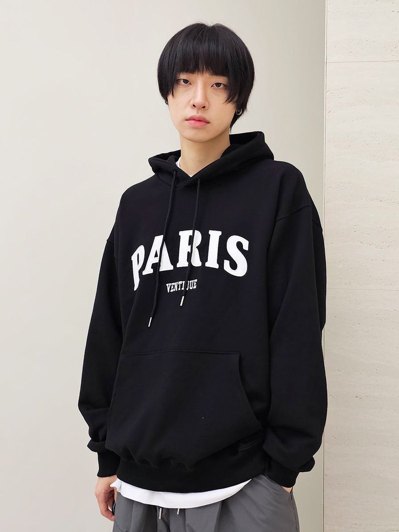 VENTIQUE(ベンティーク)の「VENTIQUE Paris embroidered hoodie 3color(Tops)」