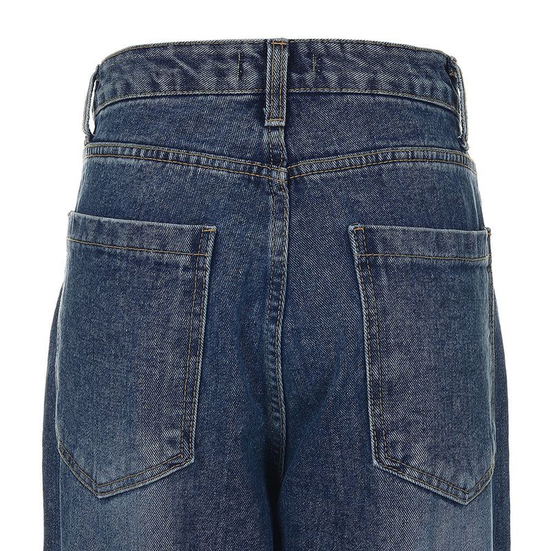 8287 Limitedition Wide Denim Pants (Blue)