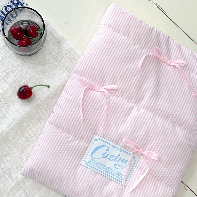 Pillow Notebook Pouch_pastel pink