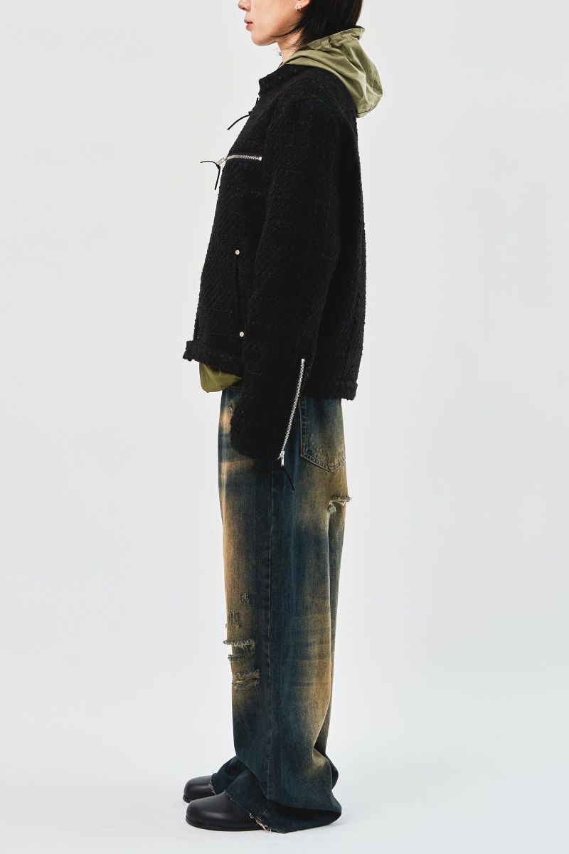 Temple Tweed Biker Jacket