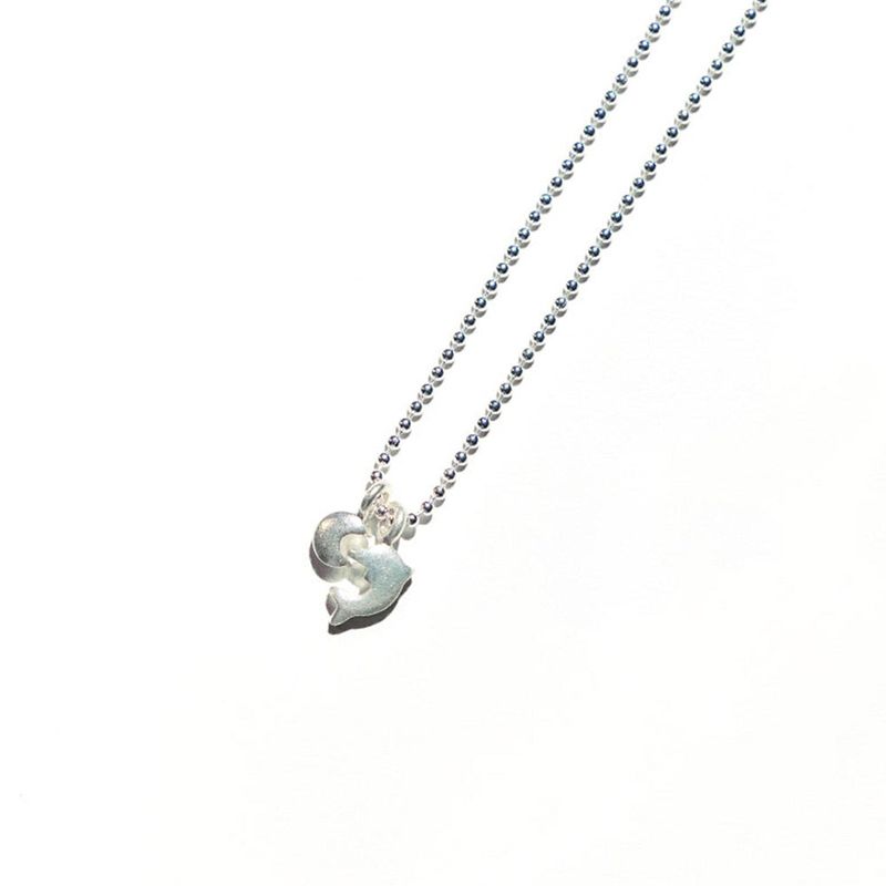 SILVER DOLPHIN COSMOS NECKLACE #127 LUNA
