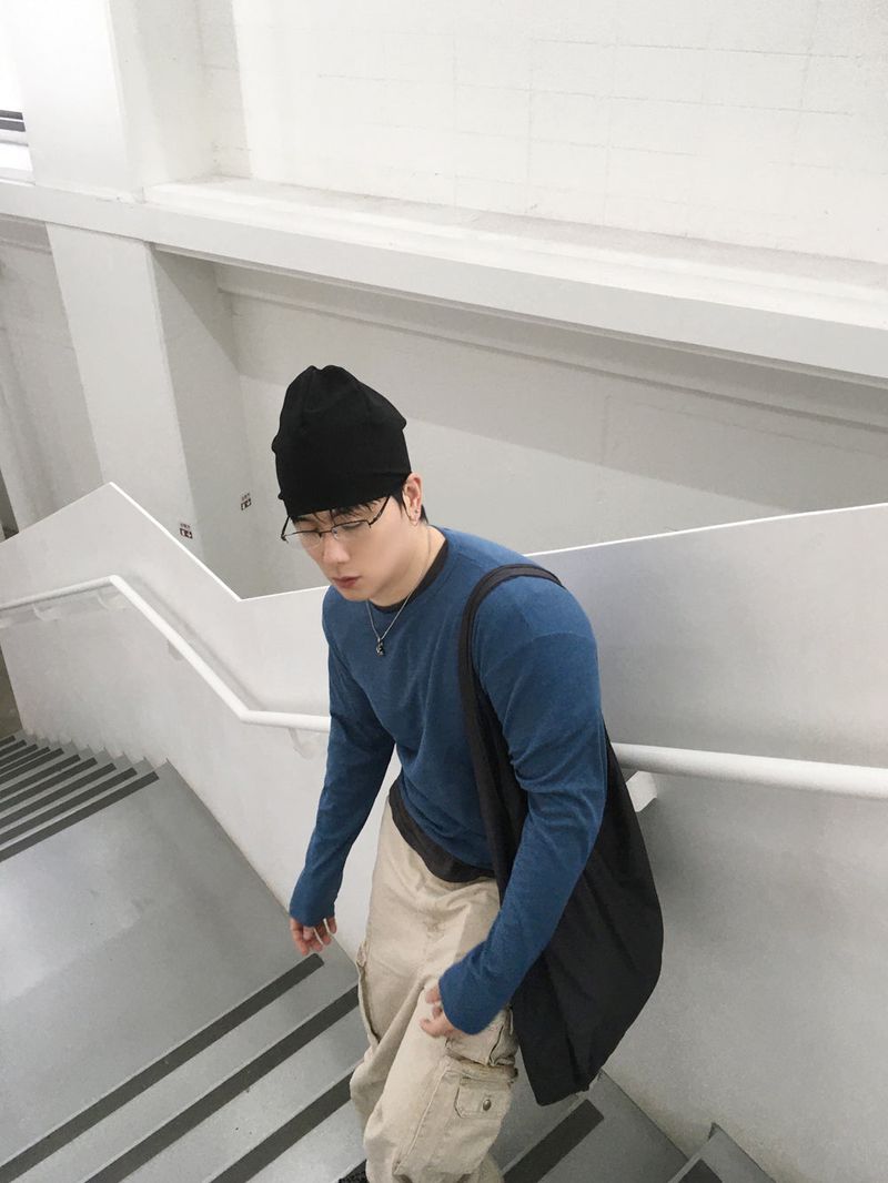 No.1717 light waffle BEANIE (5color)