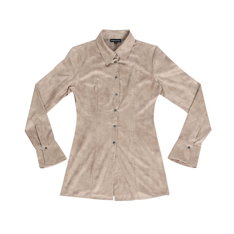 DARLING, YOU ARE BAD（YOU ARE BAD）の「VINTAGE SUEDE LONG SHIRT #BEIGE（Tops）」