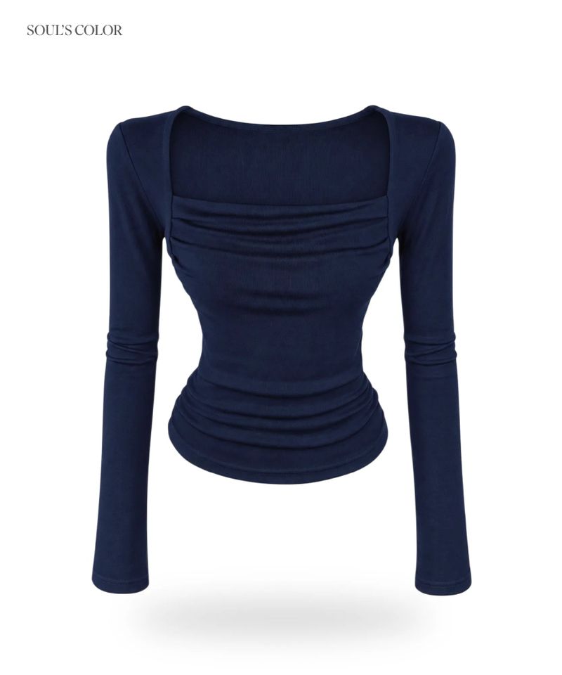 Roselyn Square Shirring Top (4color)