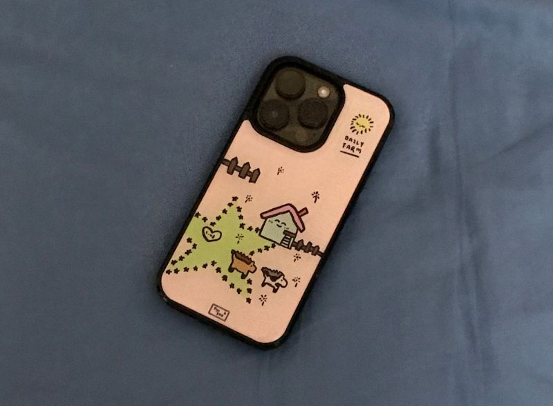 dairy Farm epoxy phone case
