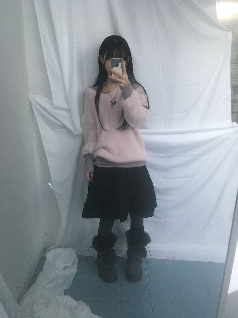 Flare some cotton frill skirt