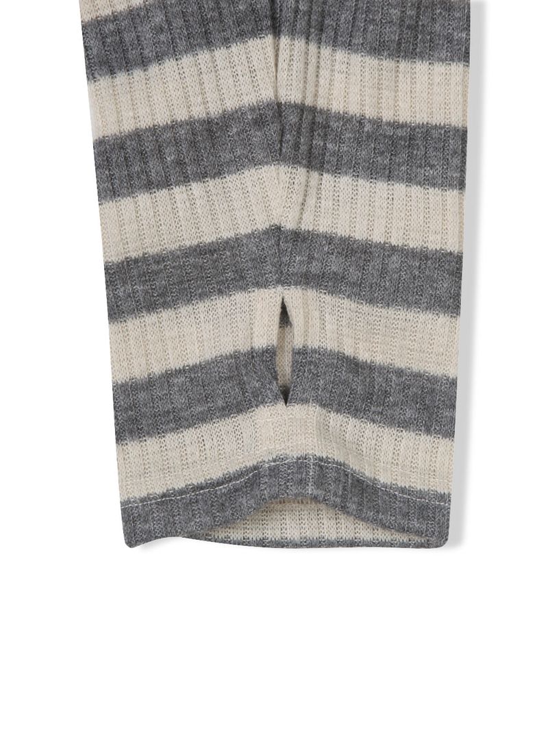 Ocean Striped Warmer Zip Hoodie