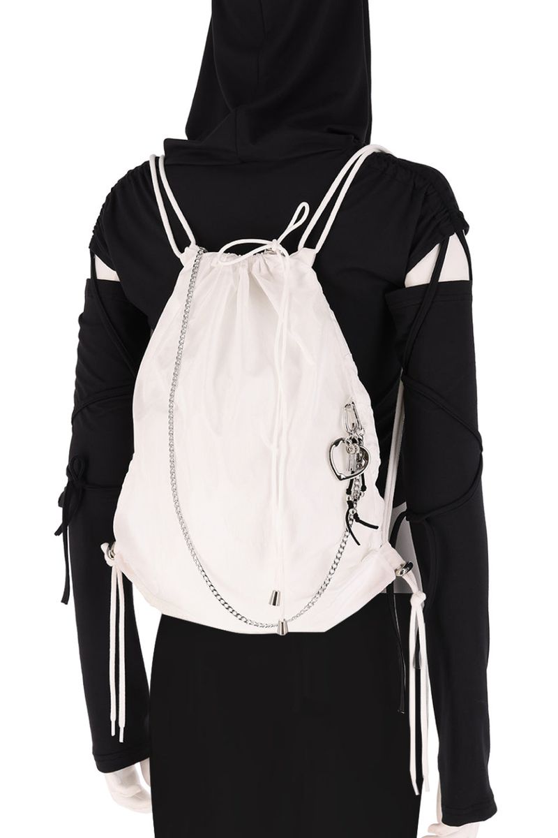 3WAY STRING BACK PACK (WHITE)