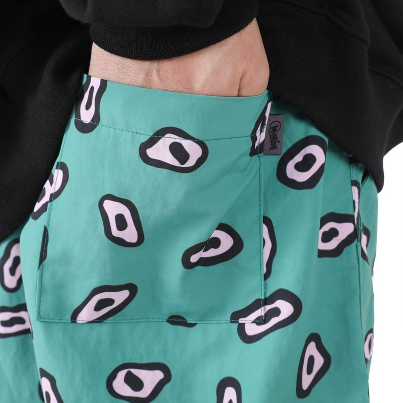 GREEN LEOPARD HALF PANTS