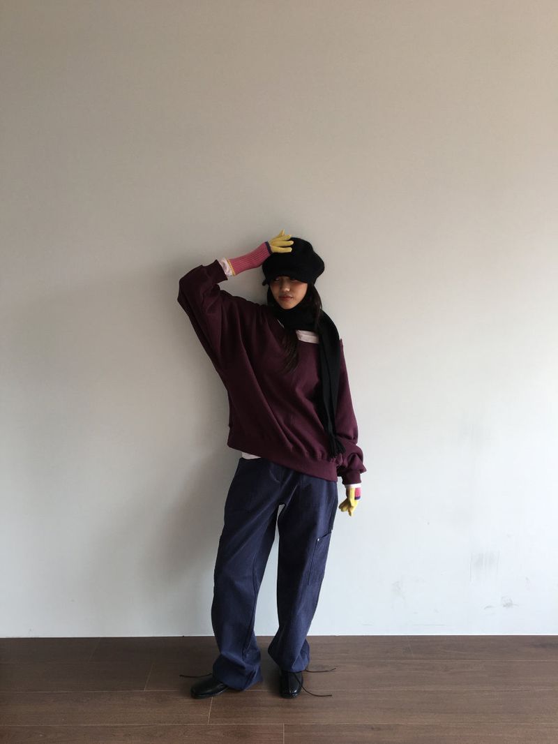 Angora Knit Beret (3color)