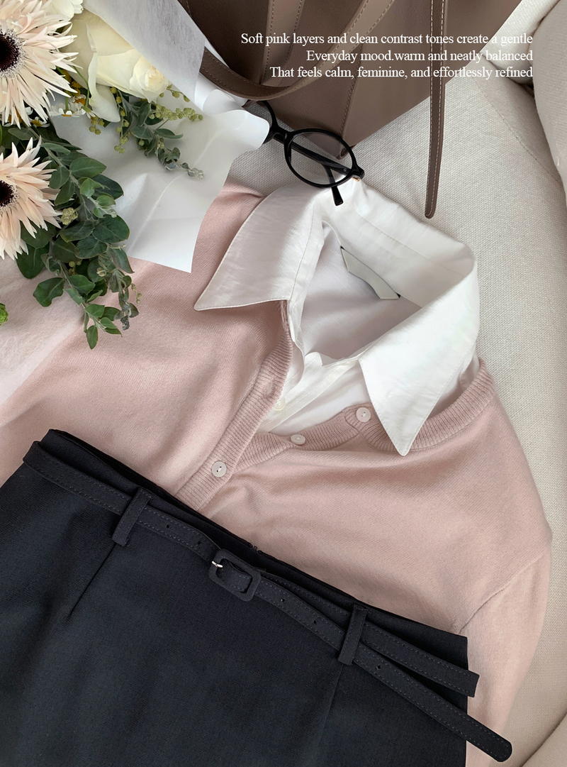 Setter Slit Belt Skirt / 4 colors
