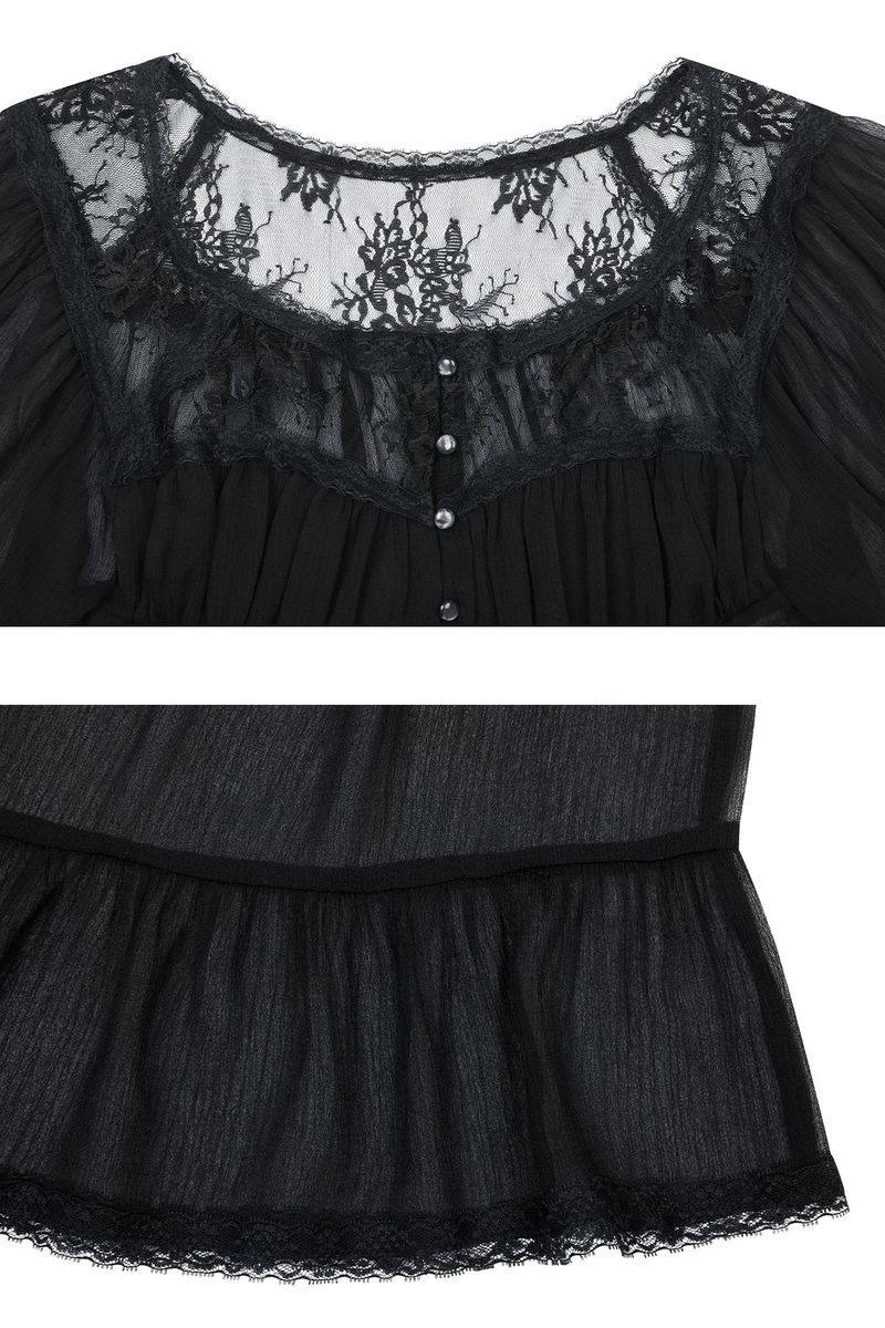 MOONRISE BLOUSE black