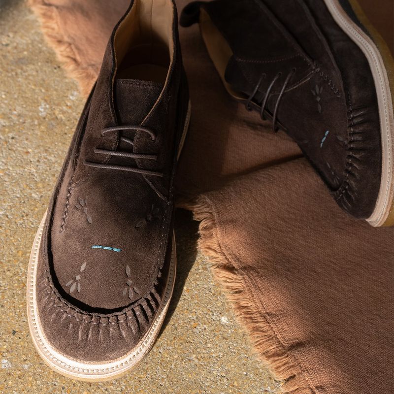 Bison moc boot / Dark brown