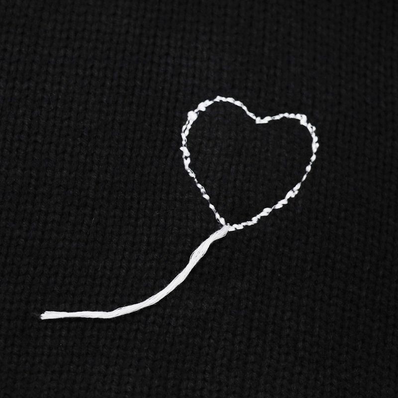 Solas Heart Crop Knit