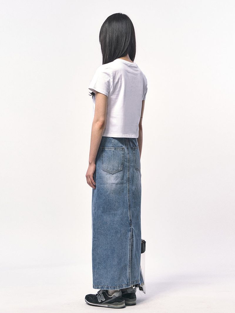 ROMANCE CROP T-SHIRT WHITE