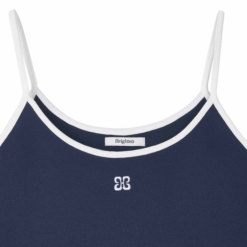Essential Contrast Sleeveless Navy