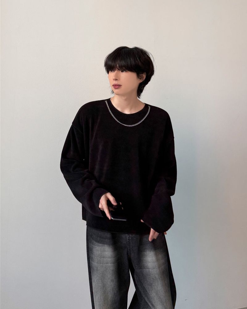YOURNUS（ユアナス）の「Teen Necklace Long Sleeve（Tops）」