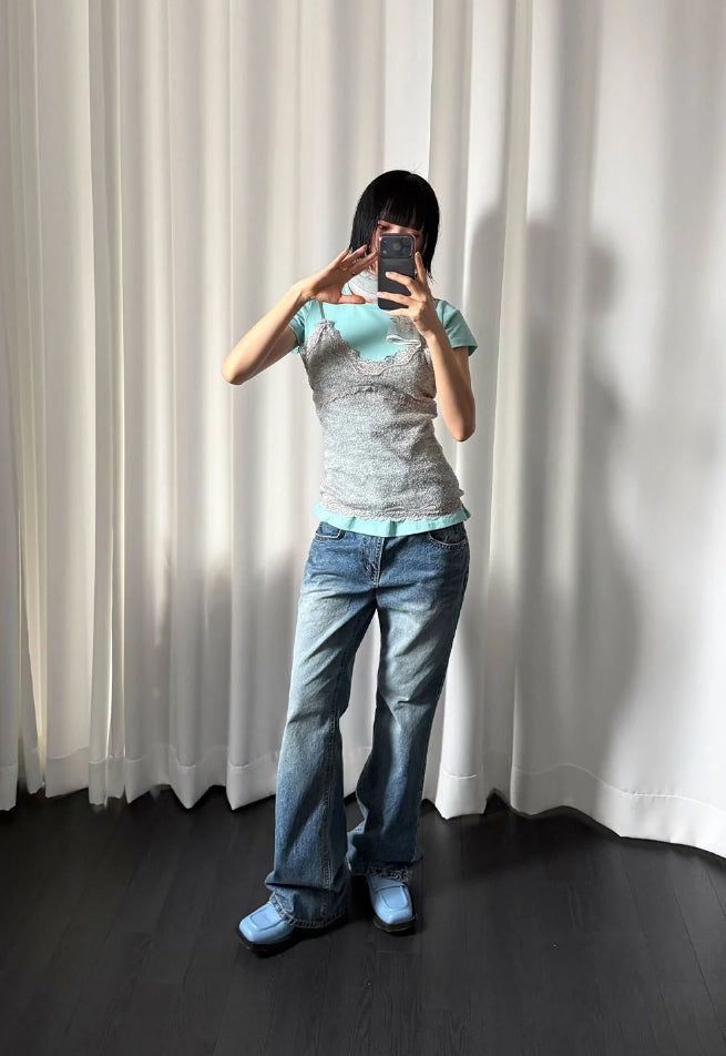 DART LINE SLIM TEE