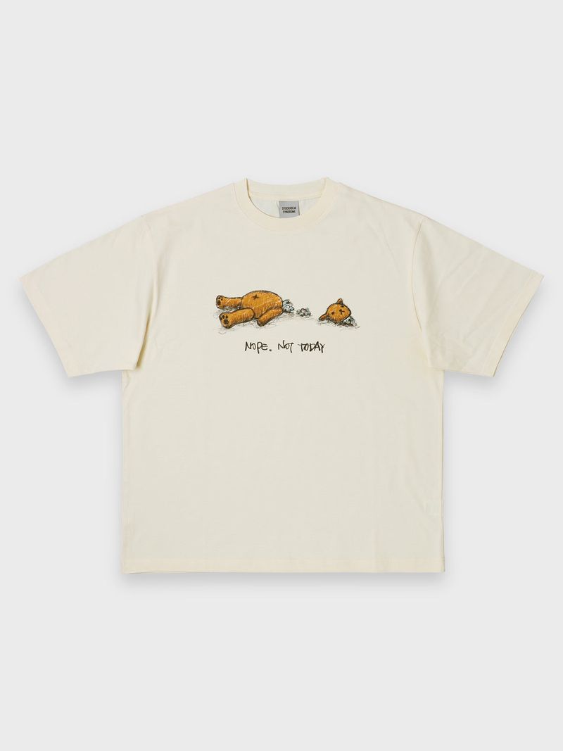 stockholm syndrome（ストックホルムシンドローム）の「NOT TODAY Tシャツ - クリーム（トップス）」