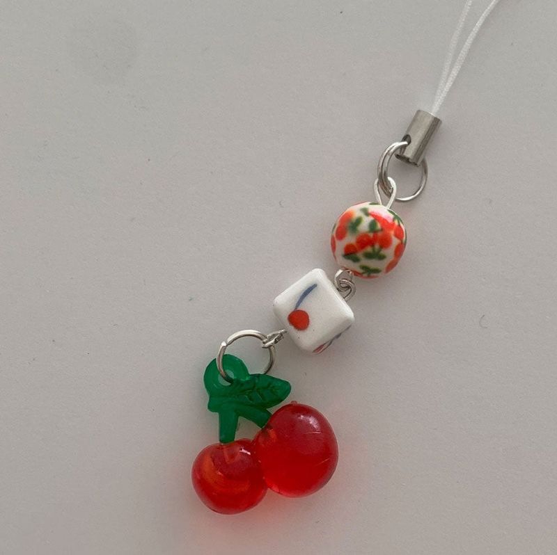[Keyring] Fruit Fruit keyring__Pinkberry