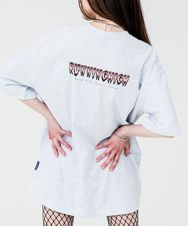 runningHIGH（ランニングハイ）の「ROCK SPIRIT OVERSIZED TEE（Tops）」