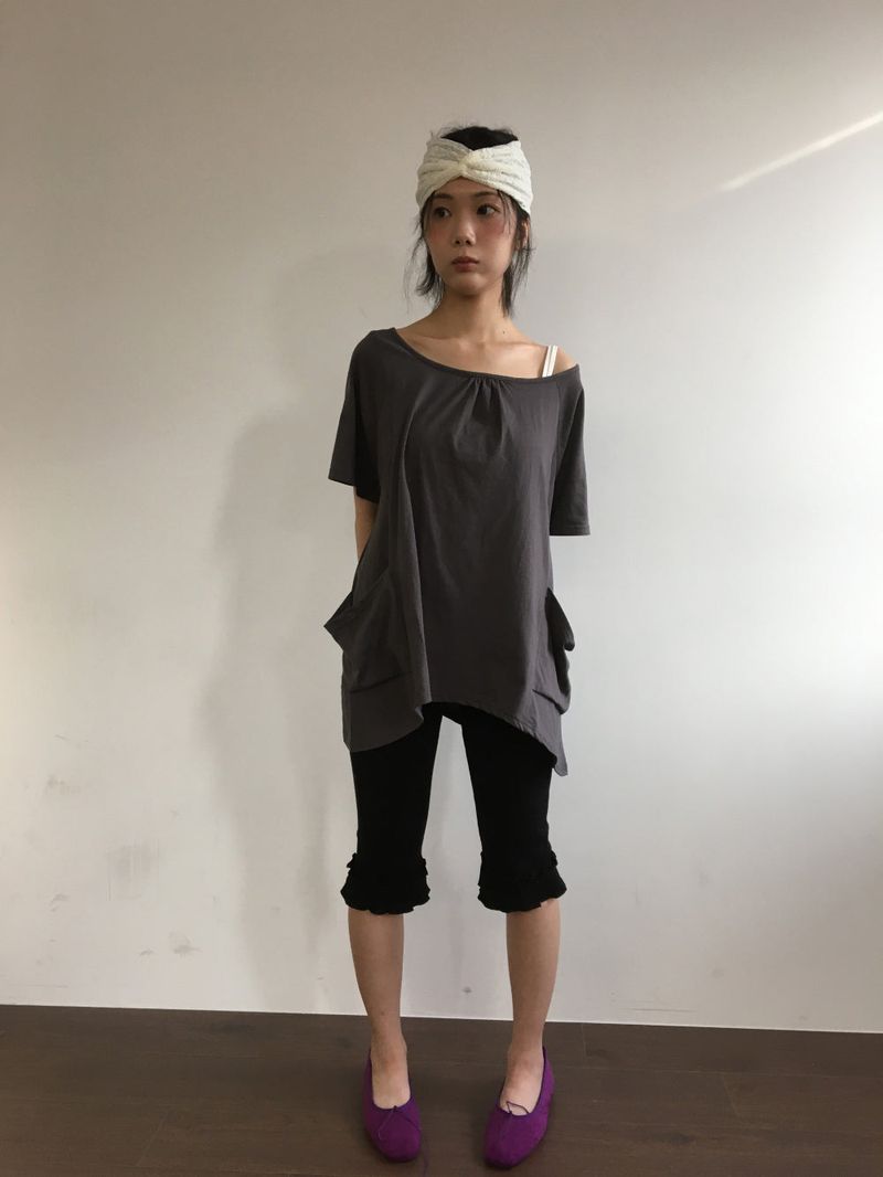 Segno frill capri pants (2color)