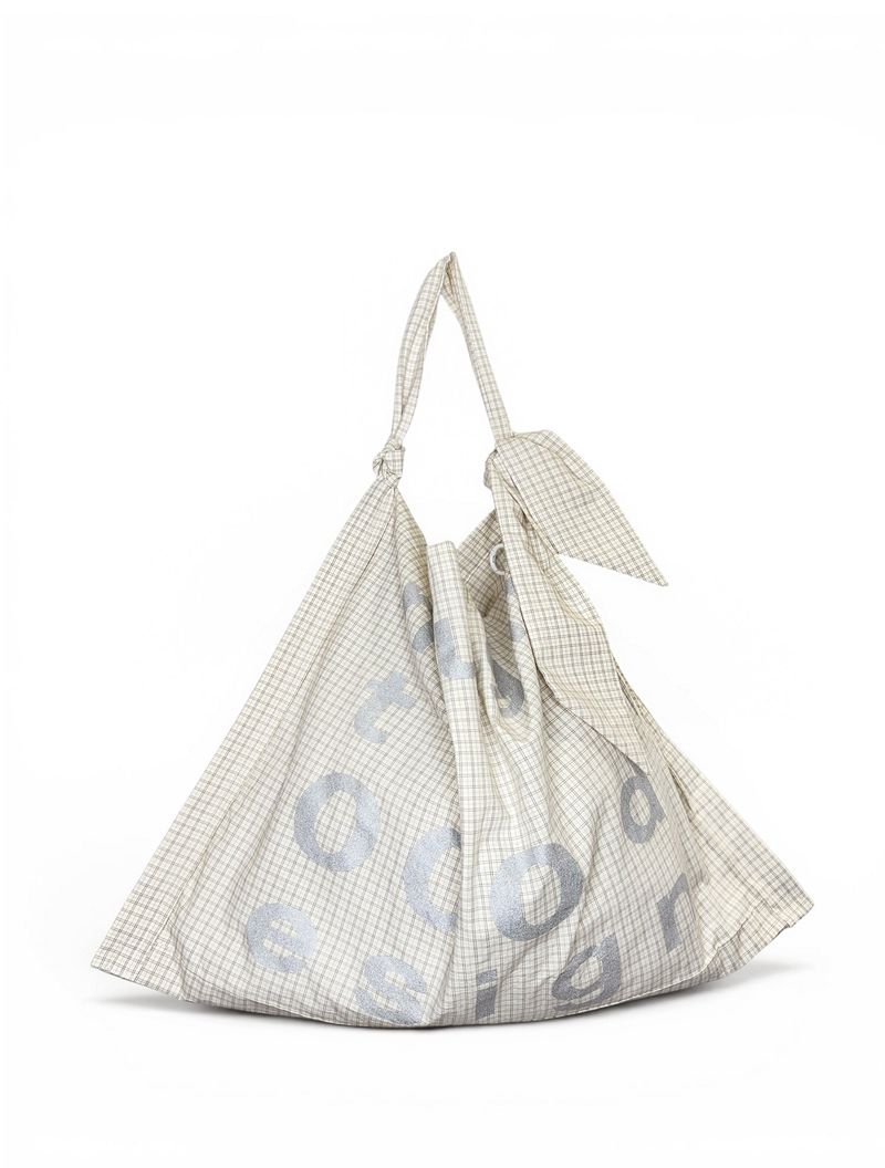 nought（ノウト）の「000Design Check Tie Bag / C Ivory（Bags）」