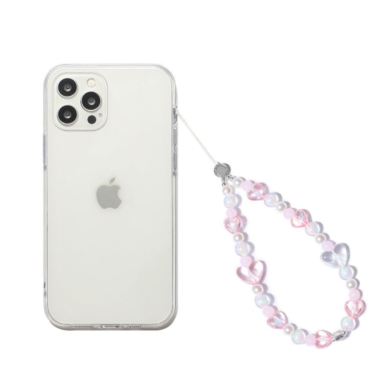 PINK LOVE PHONE STRAP