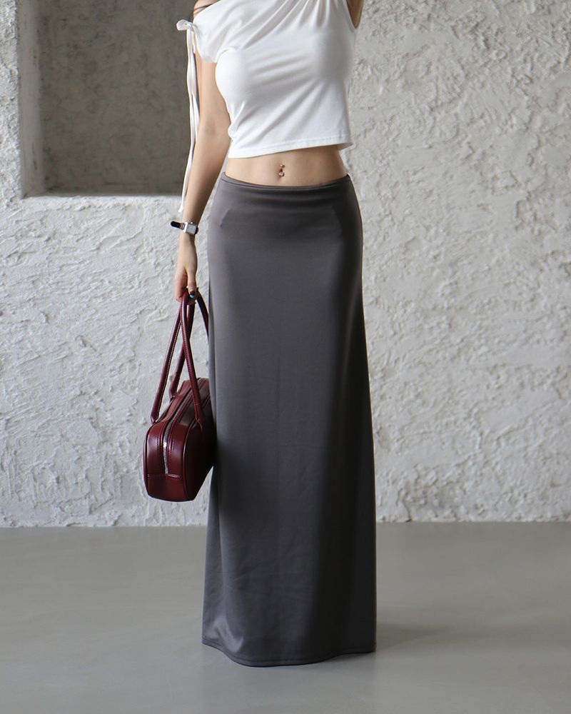 cover maxi long skirt
